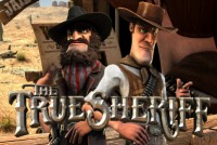 The True Sheriff Mobile Slot Logo