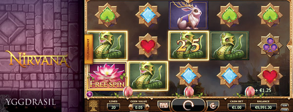 Yggdrasil Nirvana Mobile Slot Screenshot