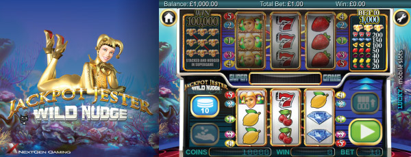 Jackpot Jester Wild Nudge Slot On Mobile