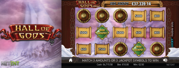 Hall of Gods Jackpot Game