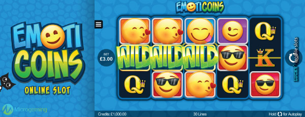 Microgaming Emoticoins Slot Machine Example