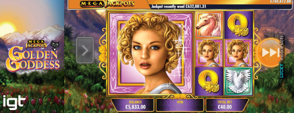 Golden Goddess MegaJackpots Mega Symbols