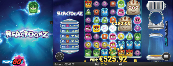 Reactoonz Gargagatoon Slot Bonus Feature