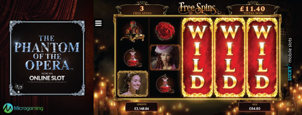 The Phantom Of The Opera Online Slot Wild Reels Free Spins