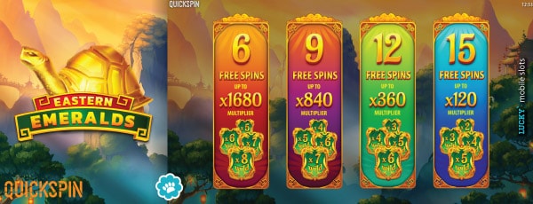 Eastern Emeralds Slot Free Spins Choice