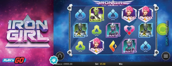 Iron Girl Slot Machine On Mobile