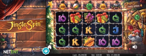 Jingle Spin Mobile Slot Game Free Spins Example