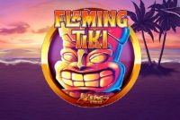 Flaming Tiki Slot Logo