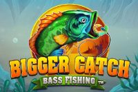 Bigger Catch Bass Fishing Slot Logo