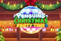 Reel Kingdom Penguins Christmas Party Time Slot Logo